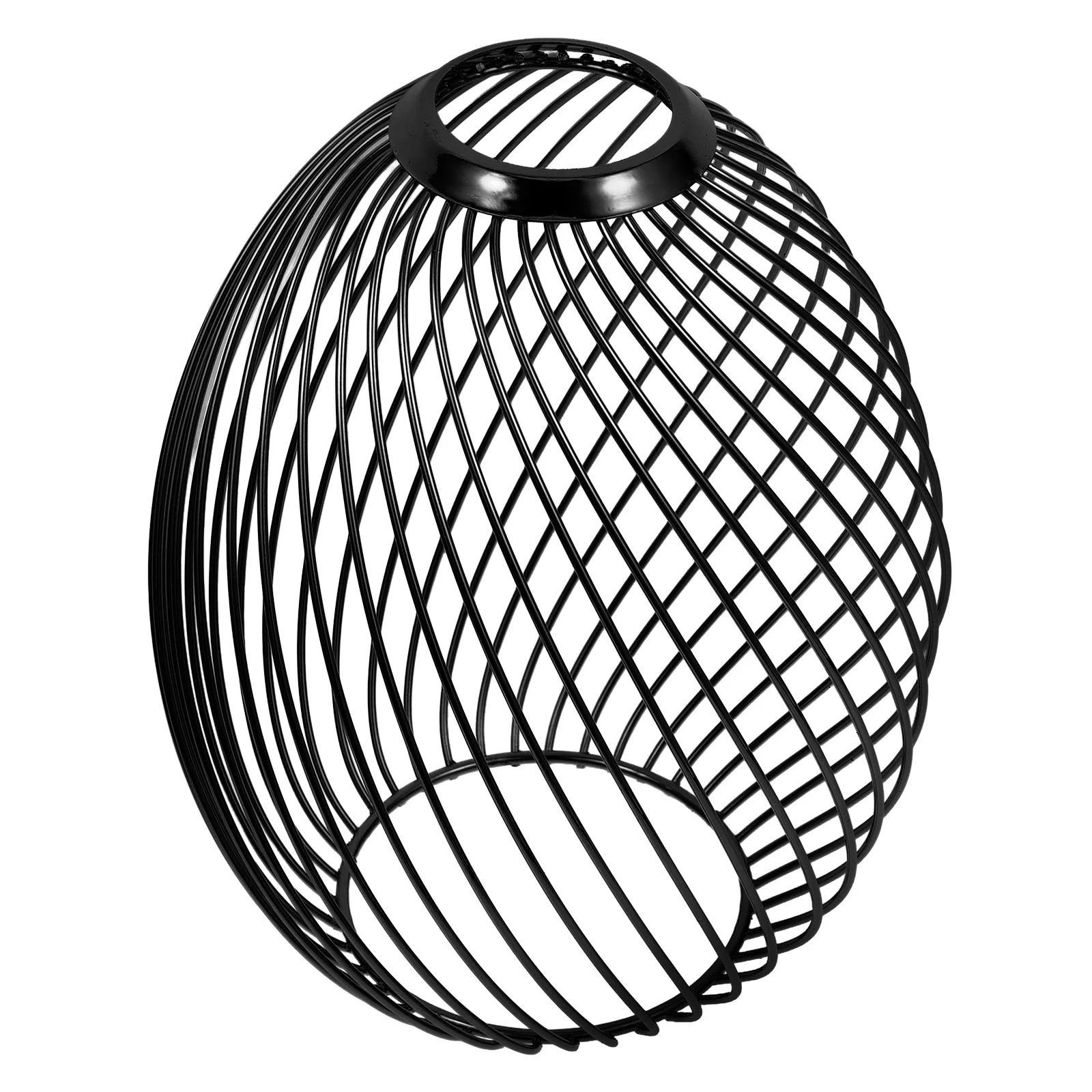 

Spiral Pattern Metal Lamp Shades Spherical Pendant Light Shade Replacement Home Bar Restaurant Lighting Accessories Durable