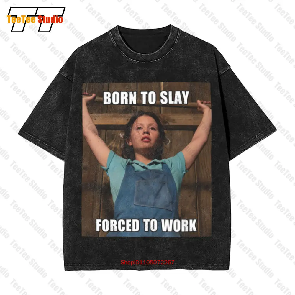 

Винтажная футболка большого размера с жемчужным фильмом и мемом Mia Goth AEOR