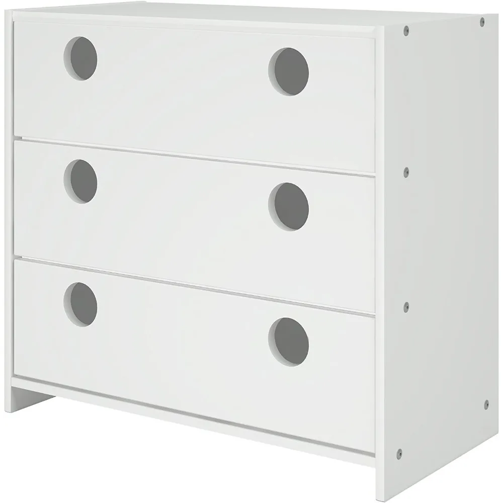 Donco Kids Circles 3 Drawer Low Loft Chest