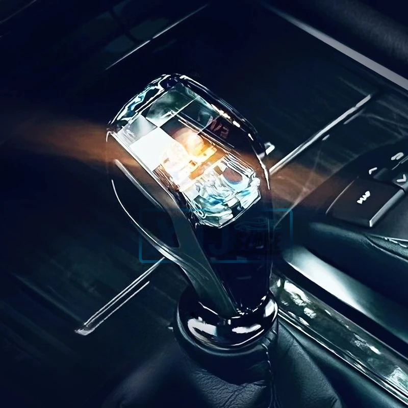 

Fit For Lexus LX LX570 2016-2021 LX600 2022 2023 NEW Crystal Gear Shift Knob Carbon Fiber Gears Replacement Interior Accessories