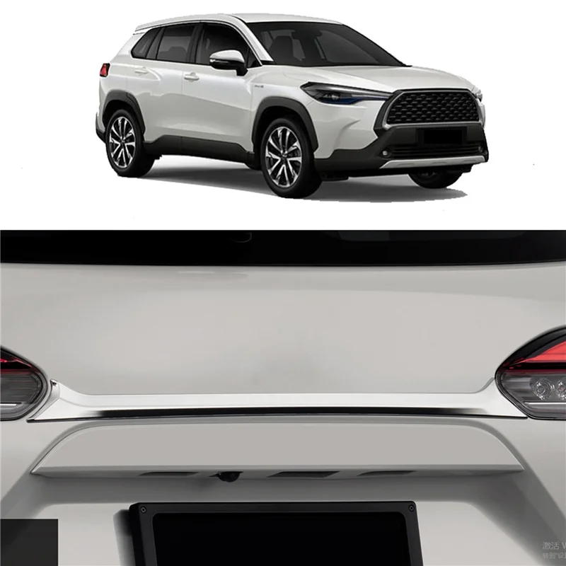 

2X для Toyota Corolla Cross 2020, задняя крышка автомобиля, молдинг крышки багажника, накладка