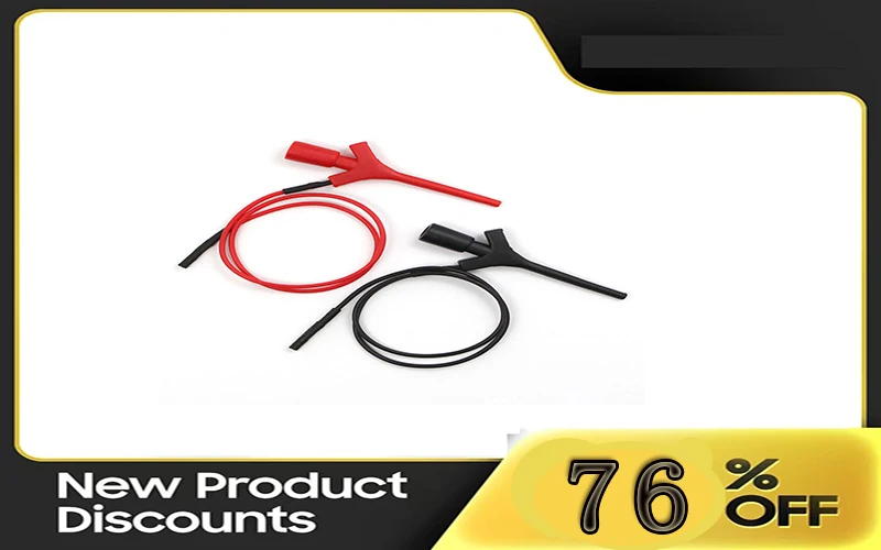 Multimeter-Sondenhaken, 4 mm Gewindebuchse, SMD-IC-Klemme, Federschäden, Testvergoldung, geeignet für Messleitung, 2 mm/4 mm/M4-Schnittstelle – Detail 14