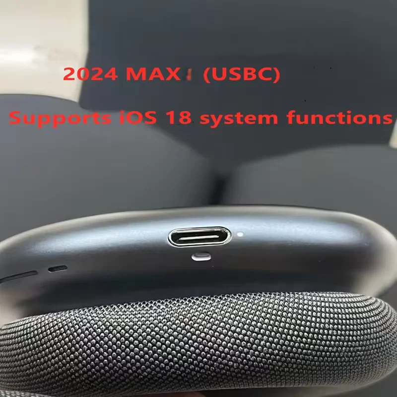 2024 Latest Metal USB-C 1561M Chip Max 2nd ANC Wireless Bluetooth Earphones TWS Active Noise Cancelling Space Audio IOS 18