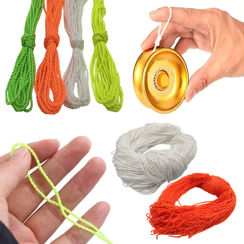 10/20/30 Stück Yoyo-Schnüre, weiche Haptik, 105 cm, Yo-Yo-Faden, lose, zufällige Farbe, glatte Yo-Yo-Schnur, handgefertigte Bastelartikel, Requisiten, Spielreparaturen, ZYF