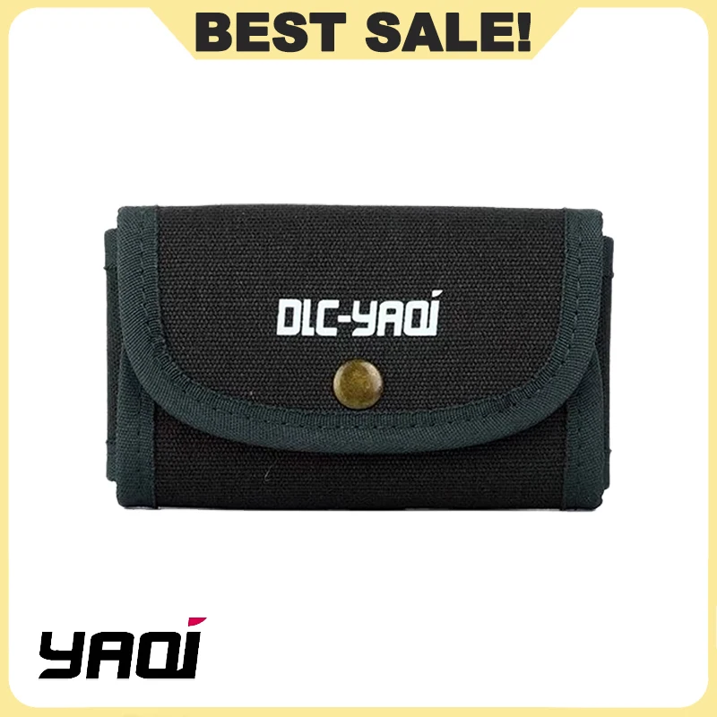 

Yaqi Dark Green lightweight Travel Bag Pouch For Men Shaving Safety Razor Durable Portable Foldable Shaving Safety Razors Bag