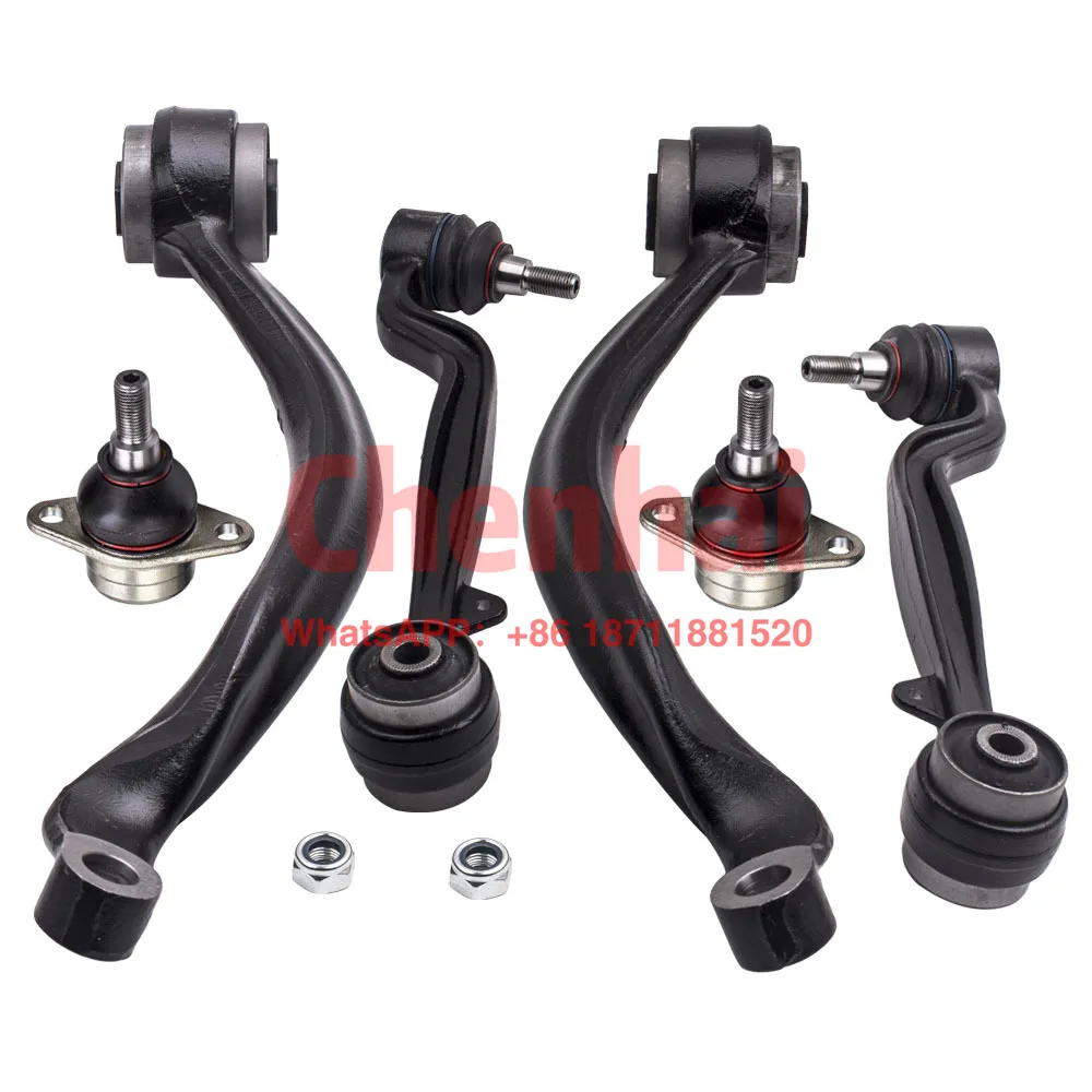 Front Upper Lower suspension Control Arms wishbones Kit With Ball Joints For Land Rover for Range Rover Vogue 02-12 (L322) New