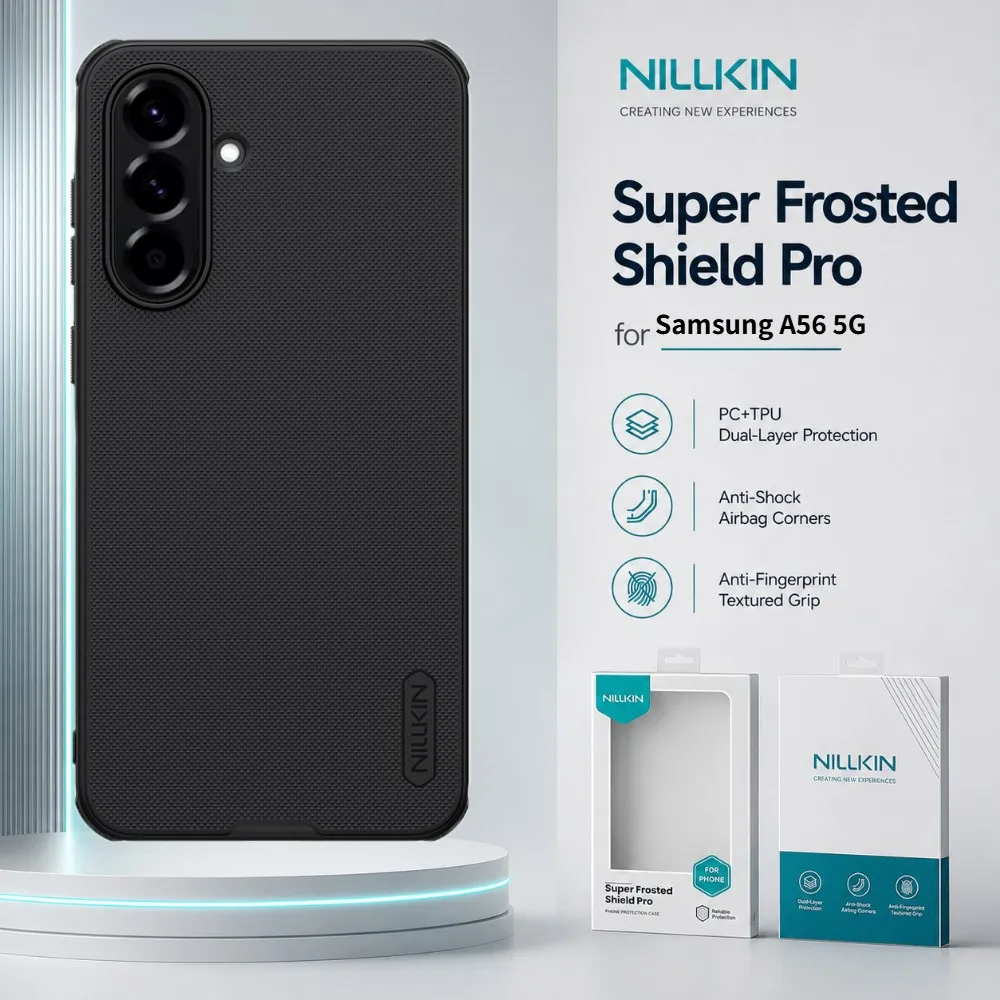 Nillkin Case For Samsung Galaxy A56 A36 5G Frosted TPU Frame Anti-Fingerprint Shockproof CA4001