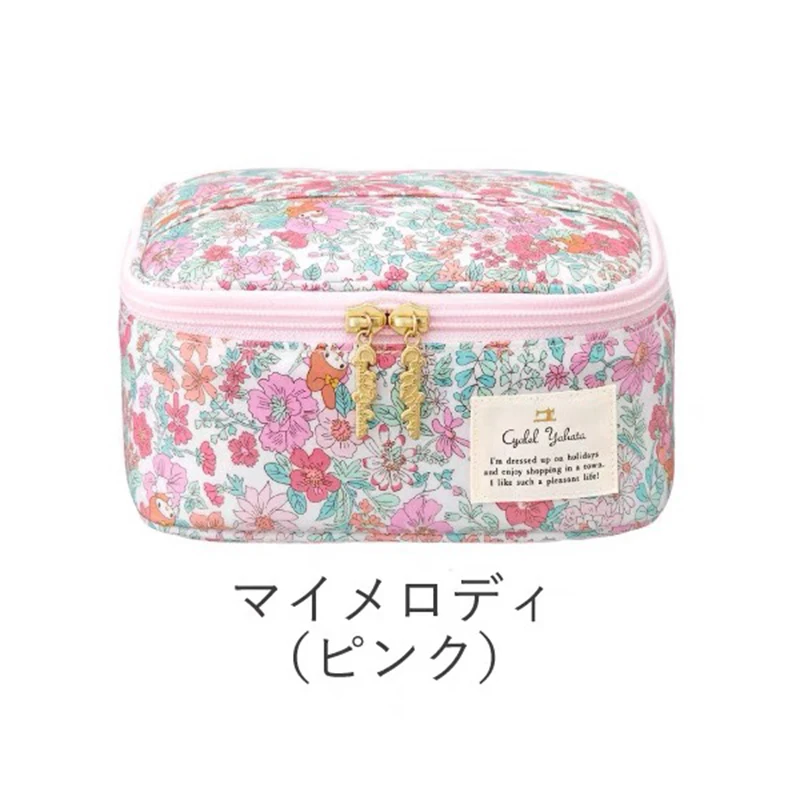 Hello Kitty Cosmetic Bag Kawaii Sanrio My Melody Anime Cartoon Beauty Travel Makeup Bag Toiletry Storage Bag Toys Girl Christmas