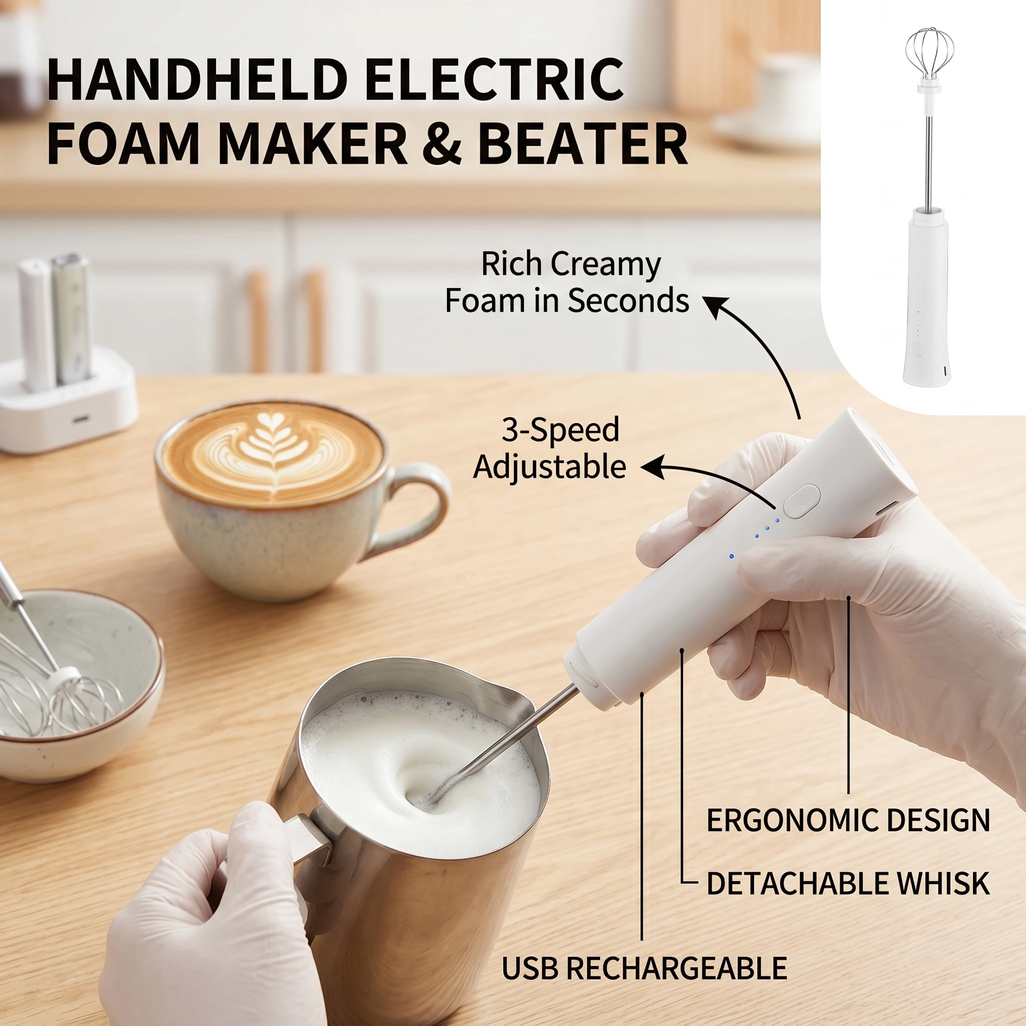 #10 Latest Electric Milk Frothers Offers