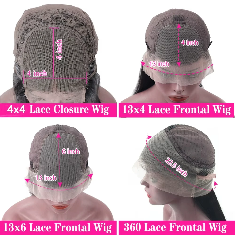 Wig Rambut Asli Cokelat Keriting 13X6 Lace Front Berwarna 100% Rambut Manusia Wig Pre Plucked Deep Wave Brazilian Brown Human Hair wig