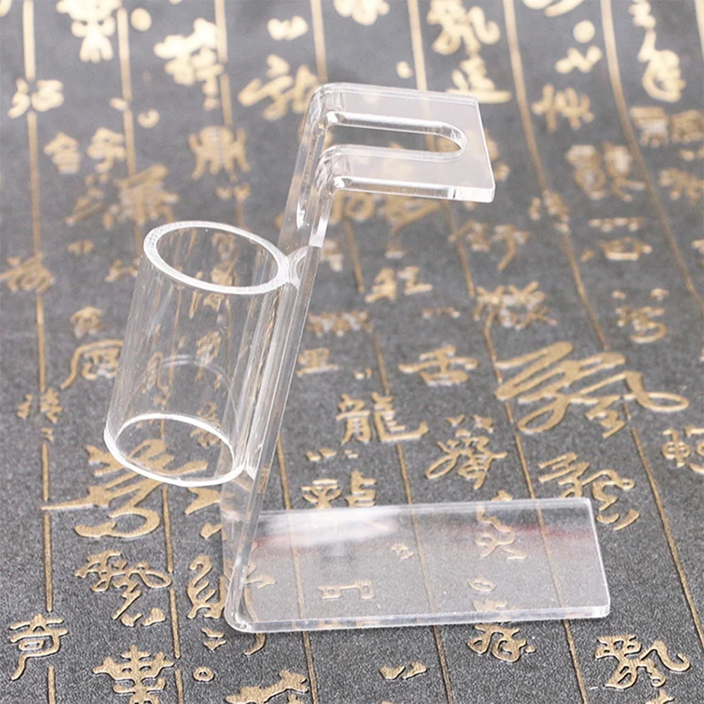 

Acrylic Machine Holder Transparent Durable Premium Material Display Stand Organizer for Home Professional Use White