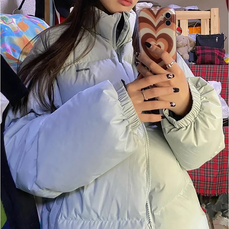 DEODAR Winter Women Short Down Jacket 90% White Duckdown Fill Microfiber Fabric Outweat Adjustable Cuff Waterproof Warm Coat