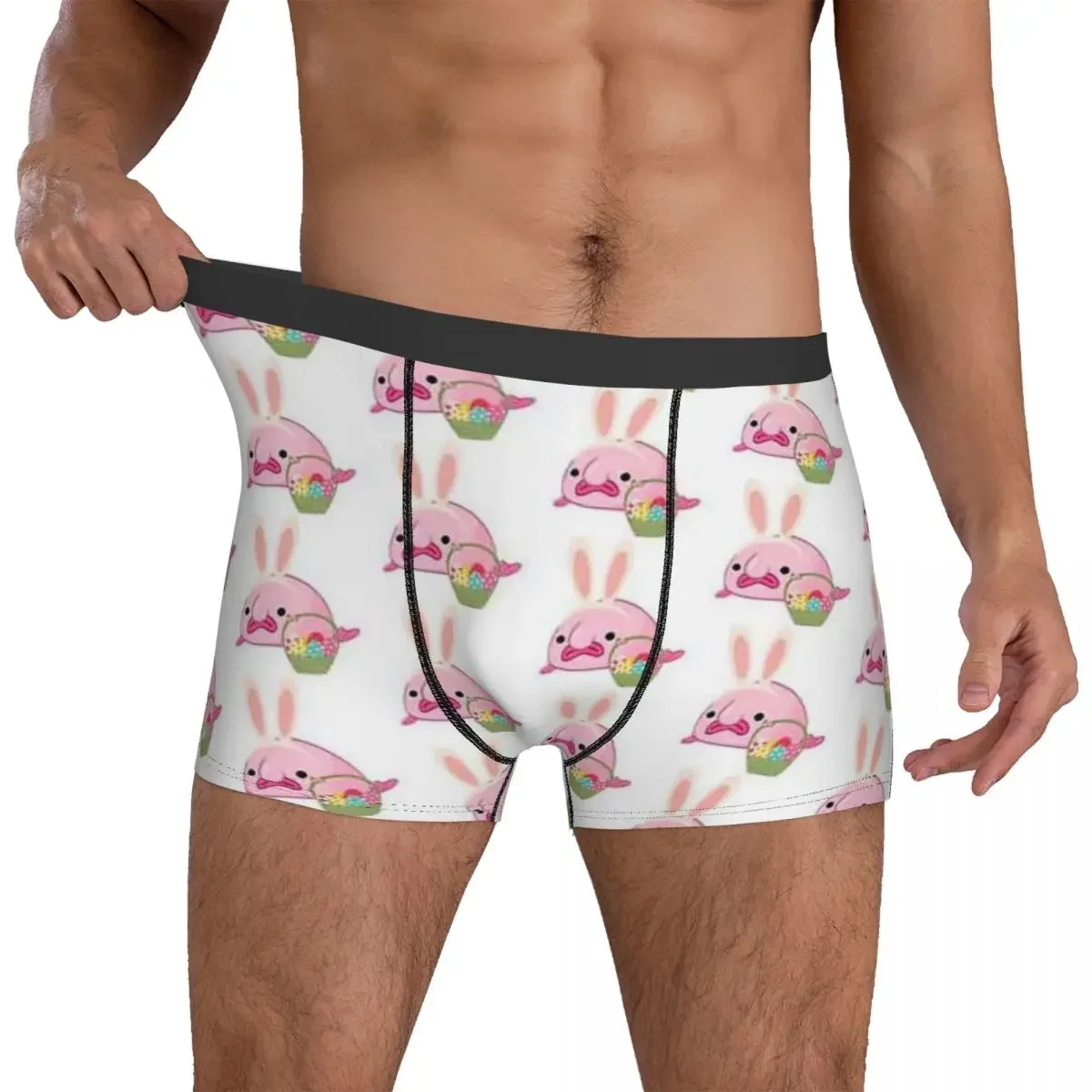 Boxer Onderbroek Shorts Blobfish Easter Slipje Mannelijk Zacht Ondergoed Voor Homme Man Boyfriend Cadeau