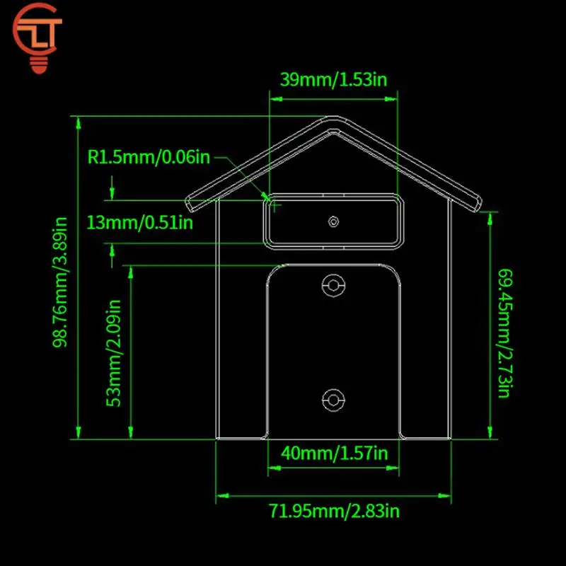 Waterproof Cover For Wireless Doorbell Access Control Rain Cover Protective Box Outdoor Protection For The Doorbell