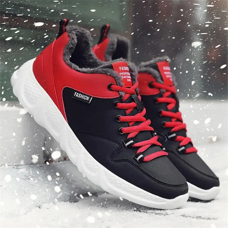 

WinterKeep Warm Men Cotton Shoes Plush Plus Size Snow Shoes Outdoor Motion Casual Sneakers Fashion Outdoor Running Sneakers Men