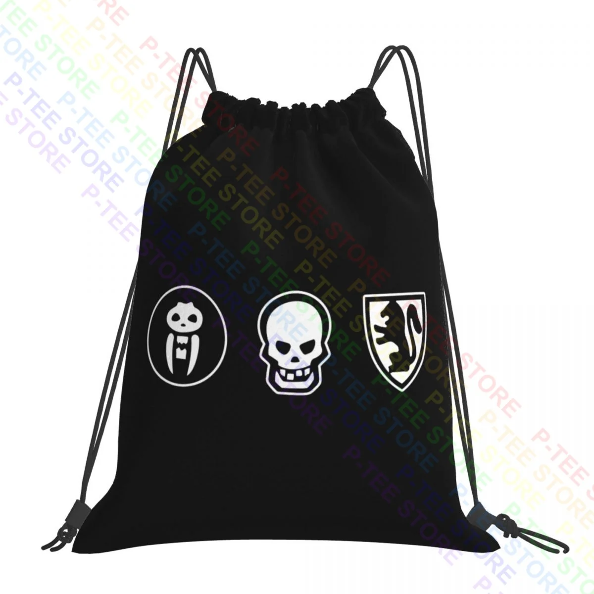 Heroquest Board Game Dice Drawstring Bags Gym Bag Bookbag Foldable Lightweight Large Capacity