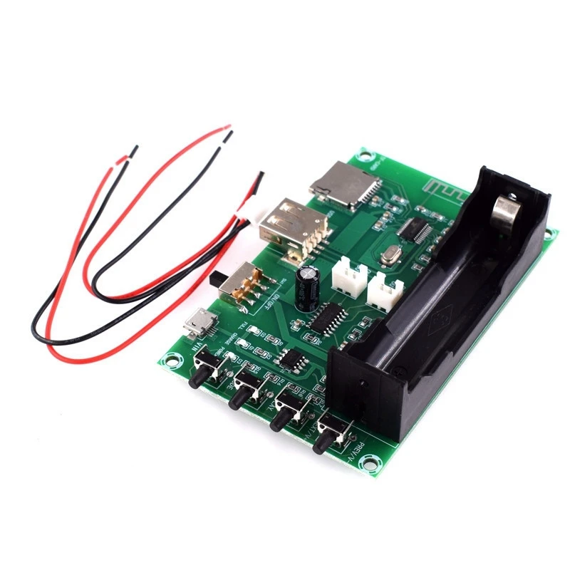 XH-A150 Bluetooth Amplifier PAM8403 Audio Board 10W Lithium Battery Singing Machine USB TF-Card