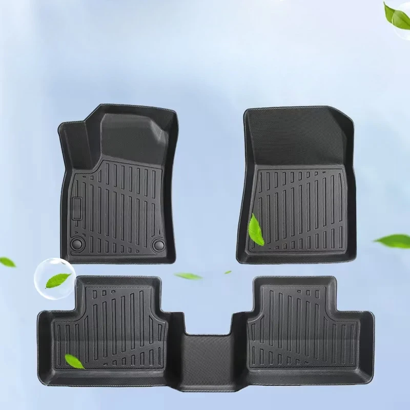 TPE Car Floor Mats for Renault Clio 2019-2024 Rubber All Weather Waterproof Non-slip Wear-resistant Auto Trunk Liner