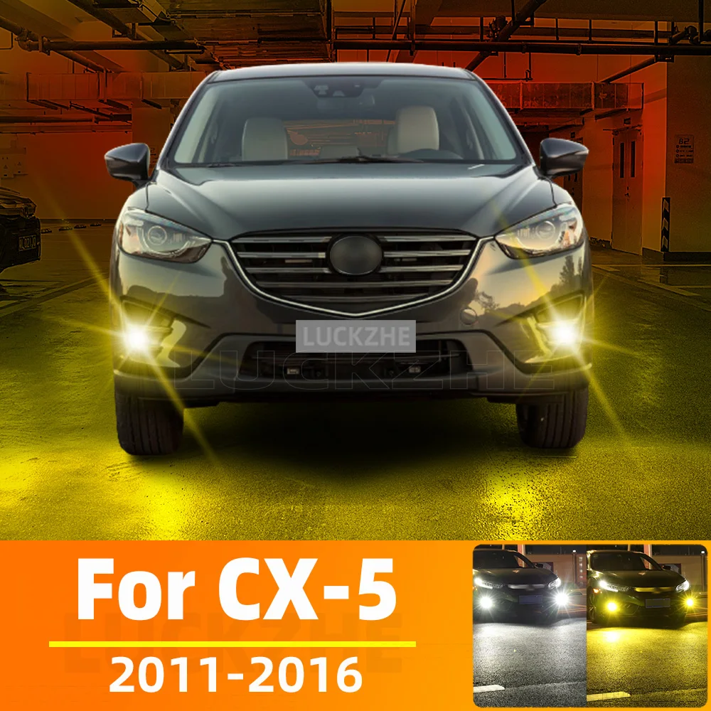 

2pcs LED Fog Light For Mazda CX-5 CX 5 CX5 KE GH Accessories 2011 2012 2013 2014 2015 2016 Driving Lamp Bulb