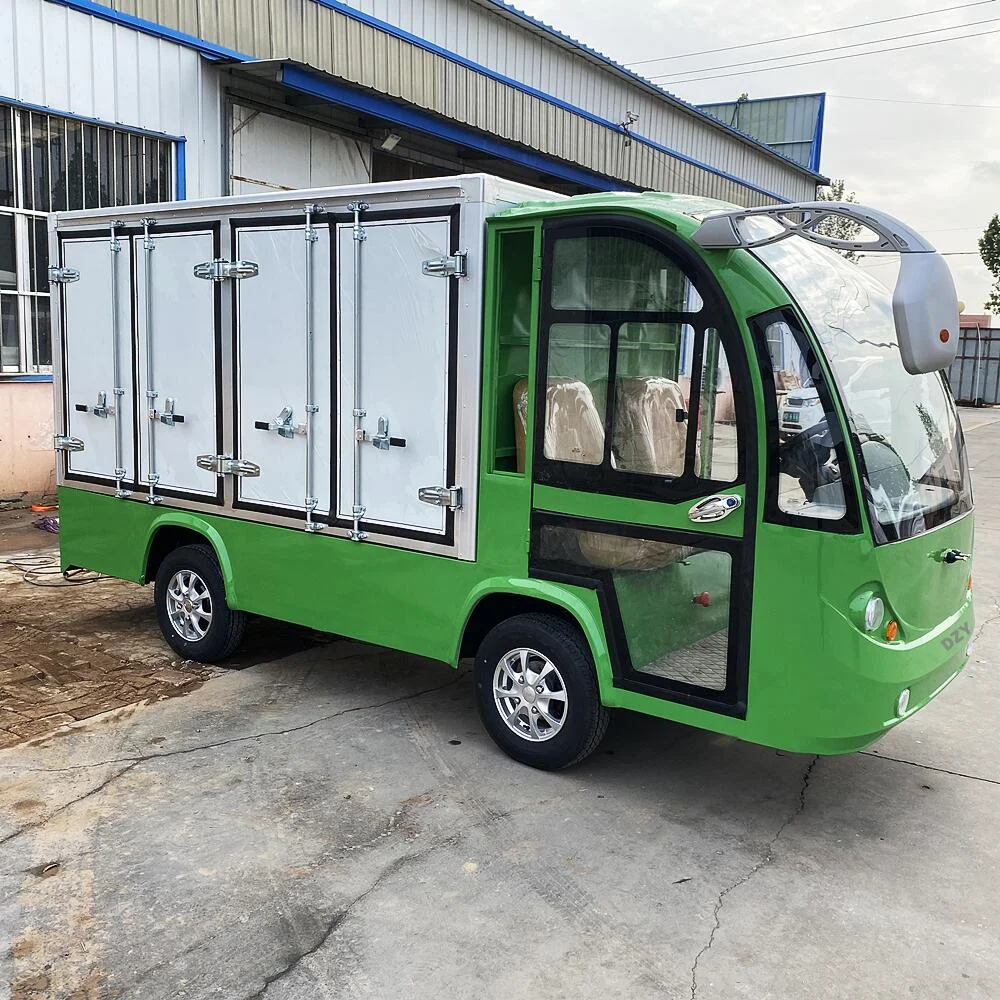 A cost-effective mini electric vehicle with 14 seats, an electric tourist shuttle bus