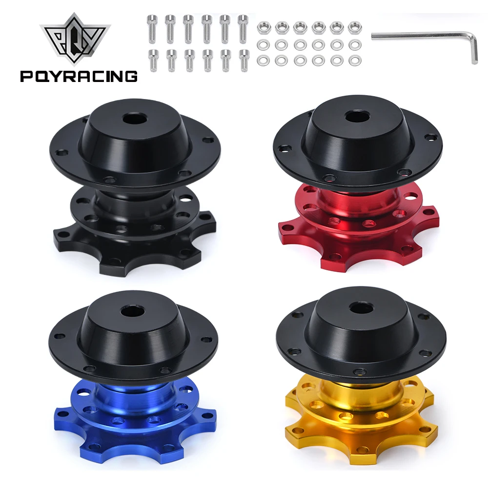 Universal Steering Wheel Quick Release Hub Boss Kit Wheel Hub Adapter For 6 hole Steering Wheel Hub PQY3859