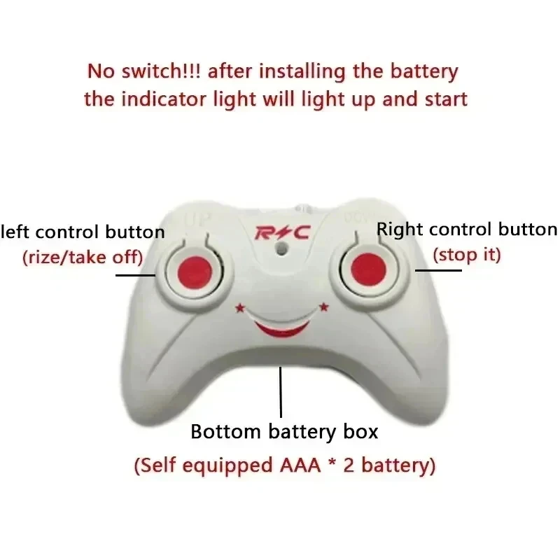 Mini Induction Hover Drone Rechargeable Flying Helicopter Safe Fall-Resistant Toy Gift for Children