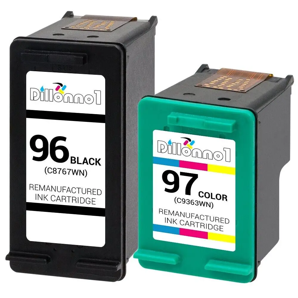 

Compatible 2PK HP 96 97 Ink Cartridge for PhotoSmart 2710 2710xi 8049 8050 8150