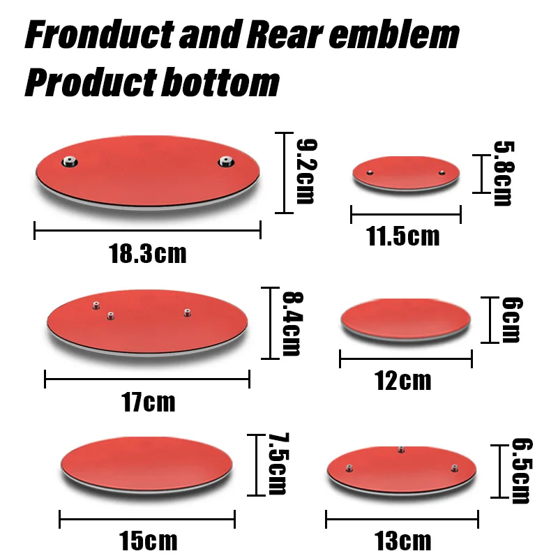 Car Front Hood Rear Trunk Emblem Badge Sticker for KIA K2 K3 K5 K9 Sportage R Ceed Sorento Picanto Rio 3 Optima Soul Accessories