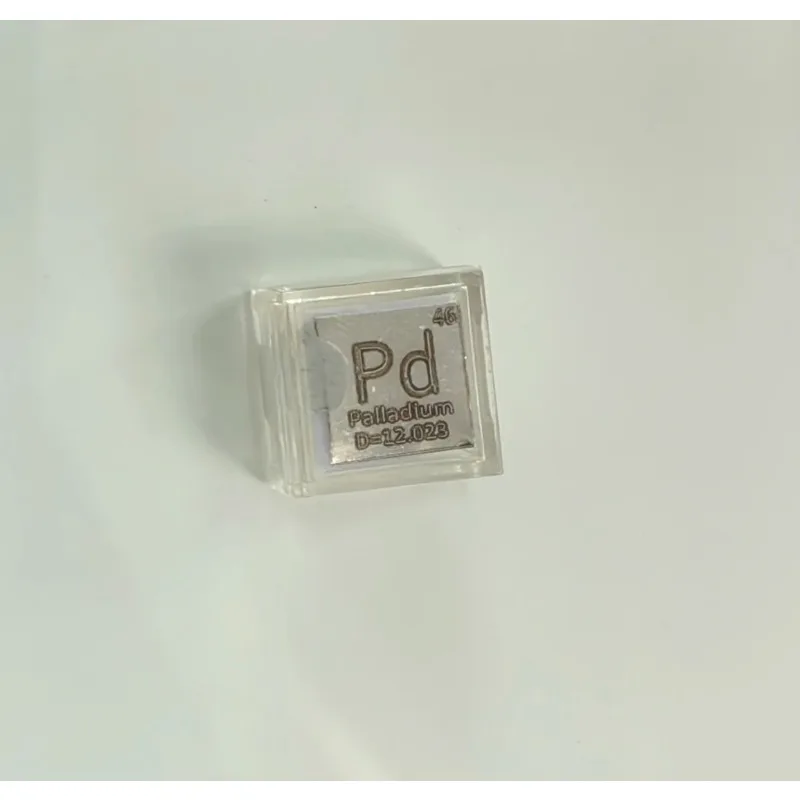 Pure Palladium Plate Pd 99.95 Periodic Table Design Sample