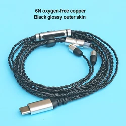 Type-c DAC Cable ALC5686 Decoding Adapter For Shure MMCX Se215 SE846 Single Crystal Copper Cable with mic