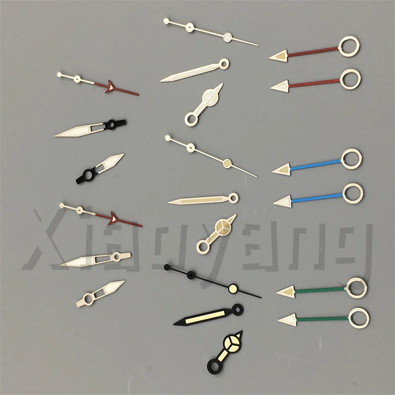 NH34A Retro Watch Hands Vintage Watch Needles With C3 Luminous Fit for NH34 Movement  GMT Men's Watch Modified Replacement Parts image 6