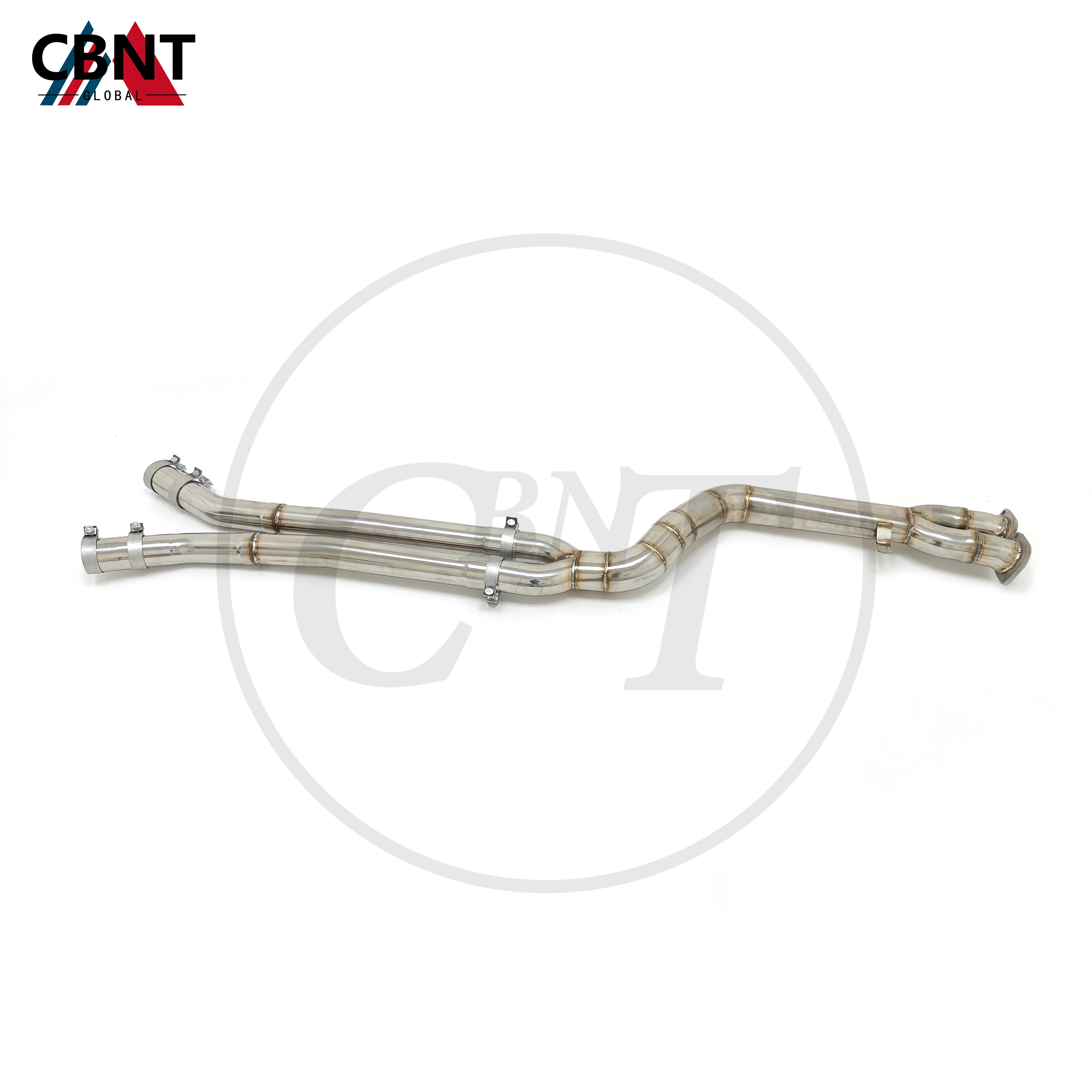 CBNT for BMW S58 X3M F97 X4M F98 3.0T 2018-2023 Exhaust Middle Pipe 89mm/3.5inch High Quality SS304 Tuning Mid Exhaust-pipe