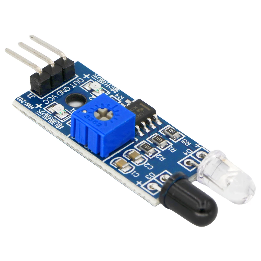 Smart Electronics IR Infrared Obstacle Avoidance Sensor Module for Arduino Smart Car Robot 3 Pin Reflective Photoelectric