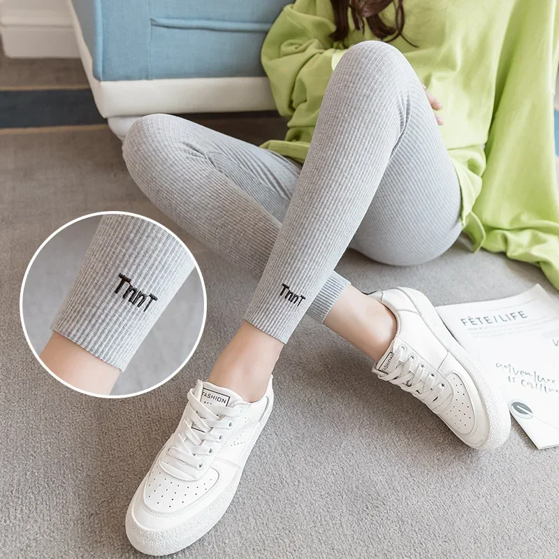 Người Phụ Nữ Mang Thai Có Thể Điều Chỉnh Size Lớn Quần Legging Gen Legging Mang Thai Mỏng Mềm Mại Cotton Cao Cấp Quần Áo