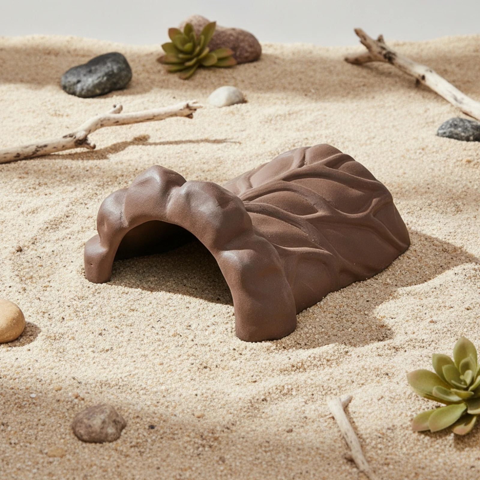 Hide Cave Ceramic - Керамическое укрытие для рептилий, имитирующее натуральный