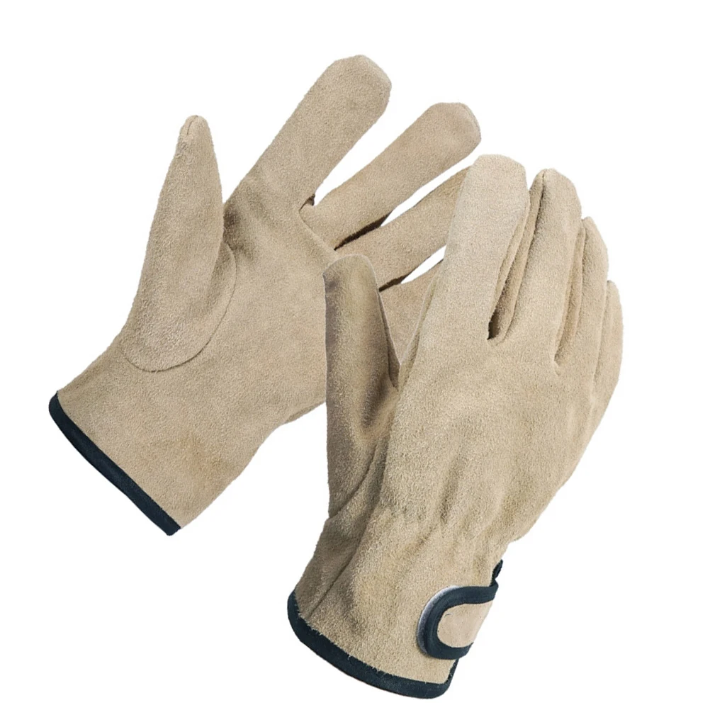 1 paio di guanti resistenti al calore per cucinare, grigliare, barbecue, cottura, campeggio, forno all'aperto, uso in giardino, protezione leggera