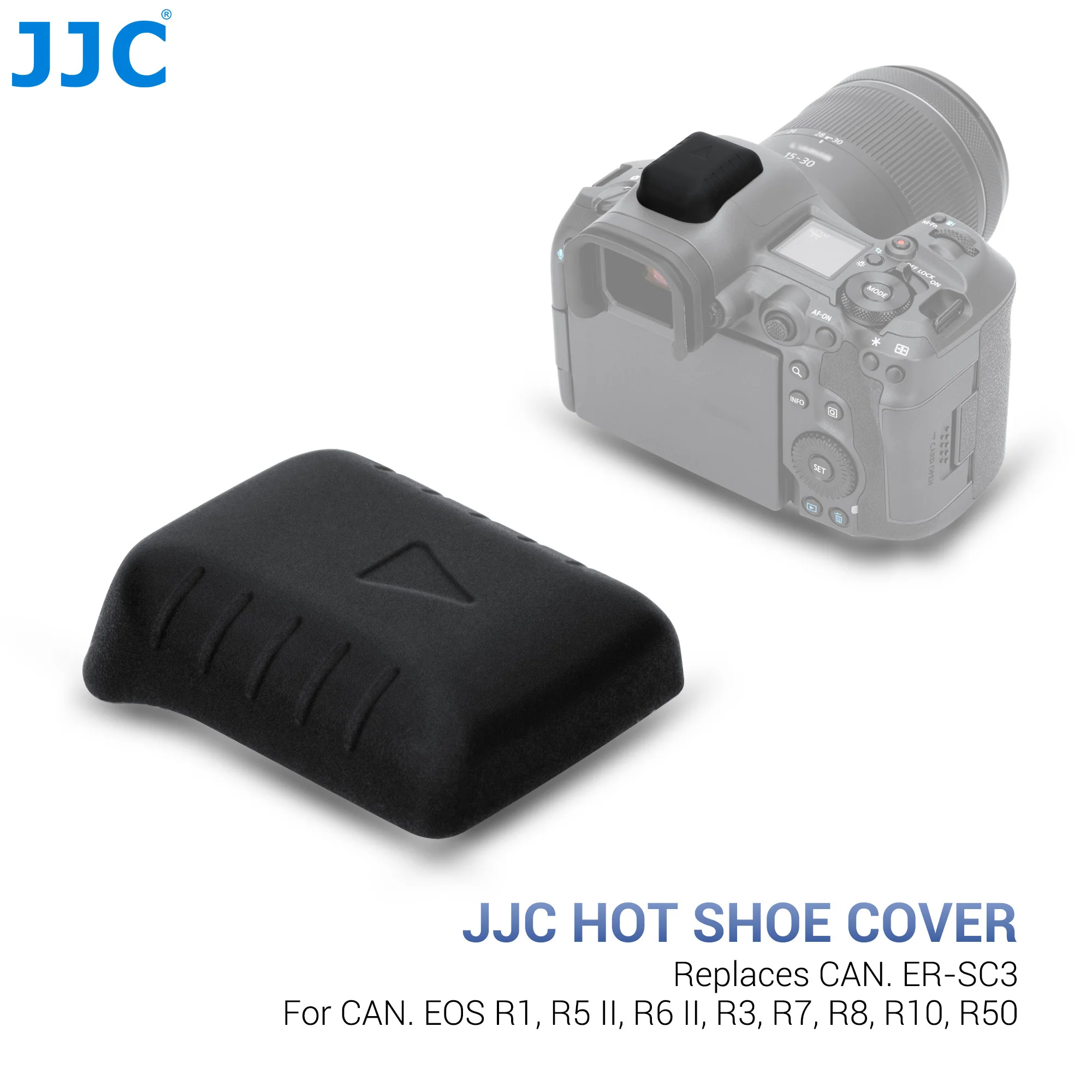 JJC Camera Hot Shoe Cover Flash Camera Hot Shoe Cap Cold Shoe Cover for Canon ER-SC3 Camera Shutter Button Camera Hot Shoe Cover