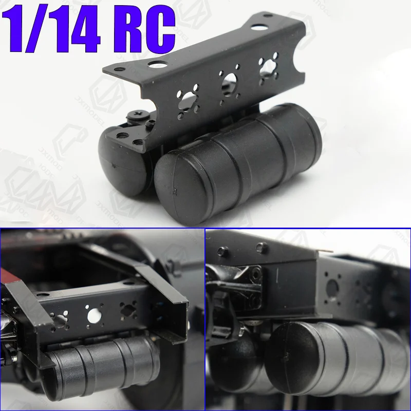 Plastic Simulation Model Gas Cylinder Accessories for 1/14 RC Truck for JXmodel for MAN F2000 Car