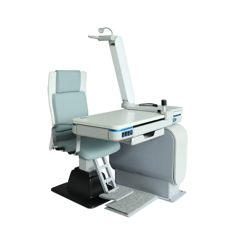 

Deluxe seat can be lifted and rotated, automatic swing arm table and chair combination