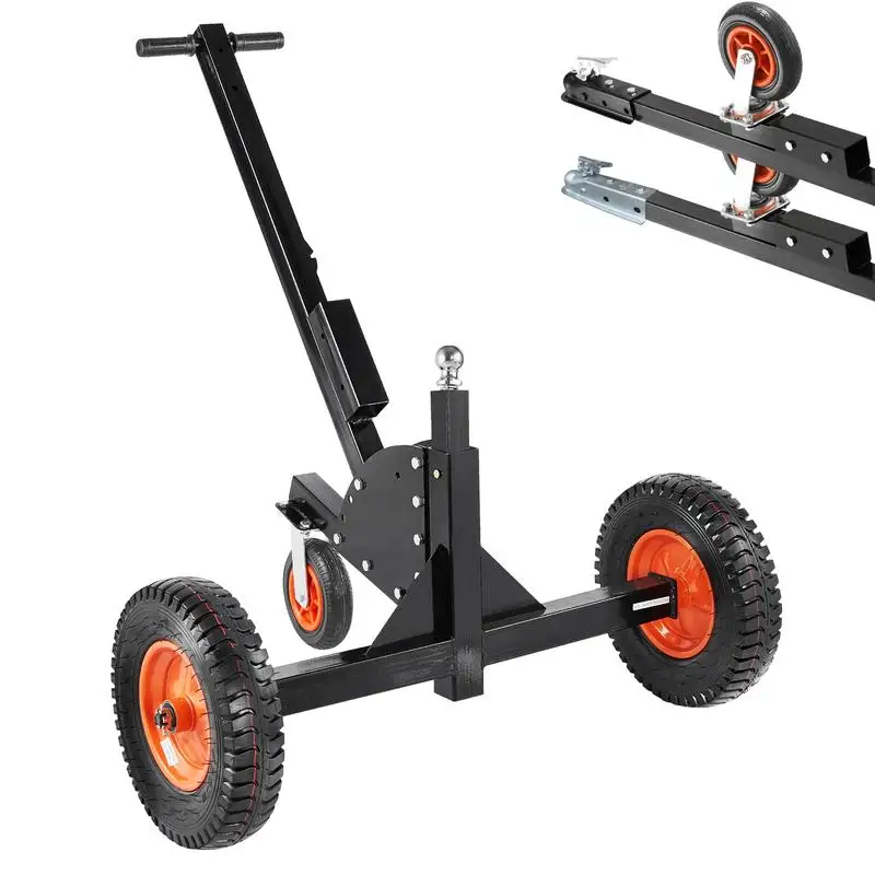 VEVOR Adjustable Trailer Dolly, Max.15000lbs Towing Capacity, 2 in 1 Trailer Mover with 24'' / 29'' Adjustable Height & 2'' Ball