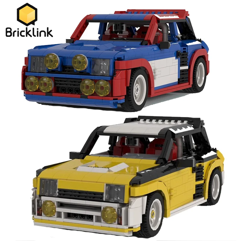 

Bricklink Technical Car Renaults R5 Turbo Maxi Sportscar Creative Expert Vehicles Sets Building Blocks Kid Toys Christmas Gift