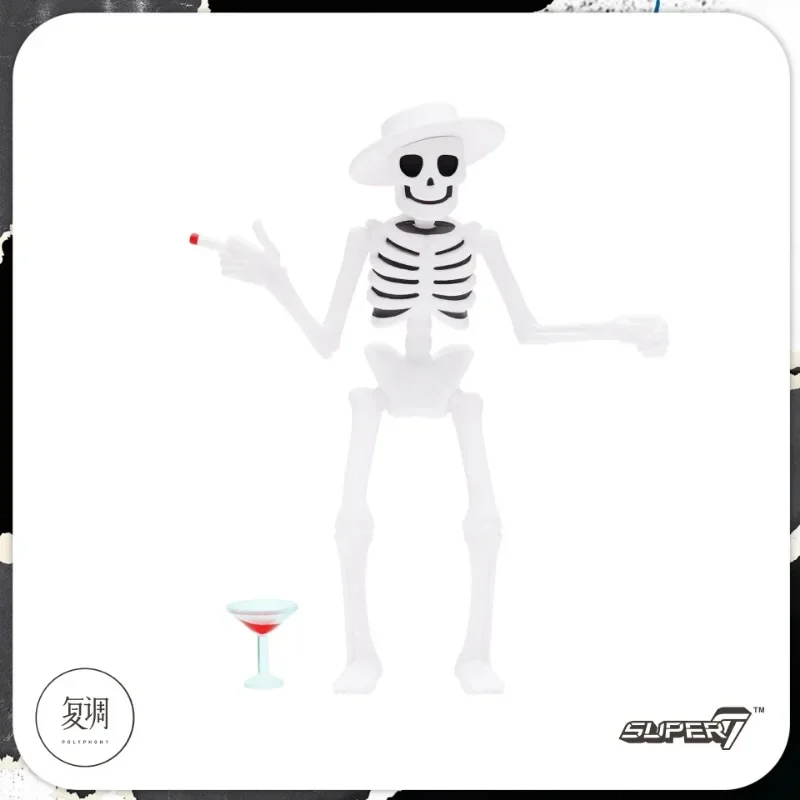 In Stock Super7 3.75 Inch The Social Distortion ReAction Figure Halloween Toy Collectible Doll Holiday Gift