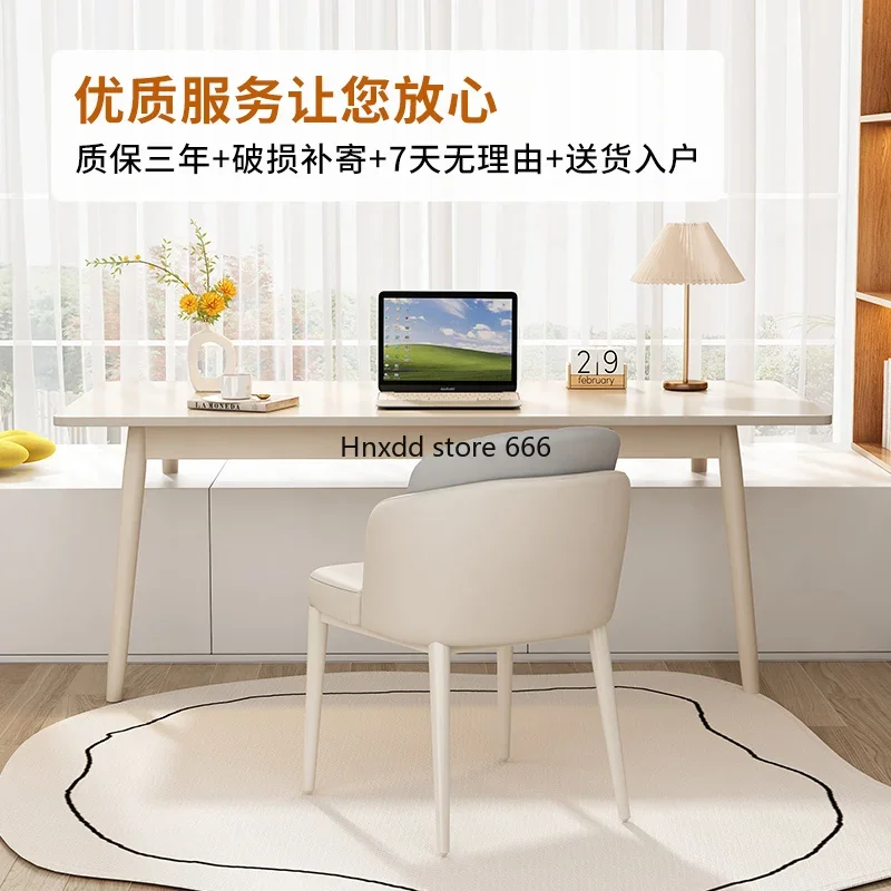 Modern Home Bay Window Desk, High-End Mesa Quarto, Slate Computer Desk, Luz Luxo