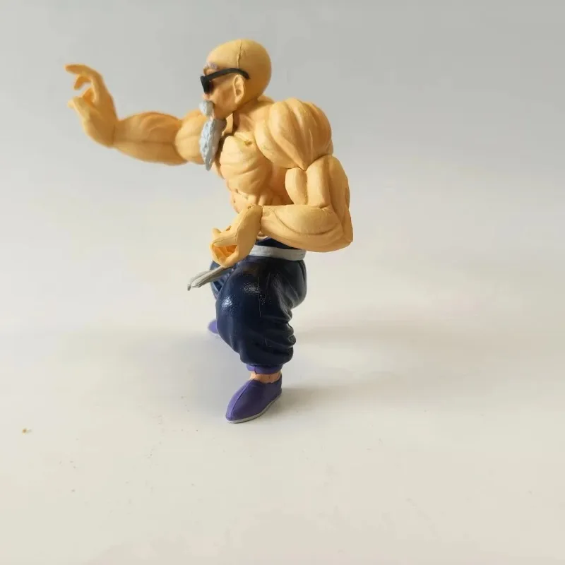 9 см Dragon Ball Master Roshi Аниме Фигурка Muscle Series Q Версия ПВХ Статуя Фигурка Модель Детские Куклы Рождественские Подарки