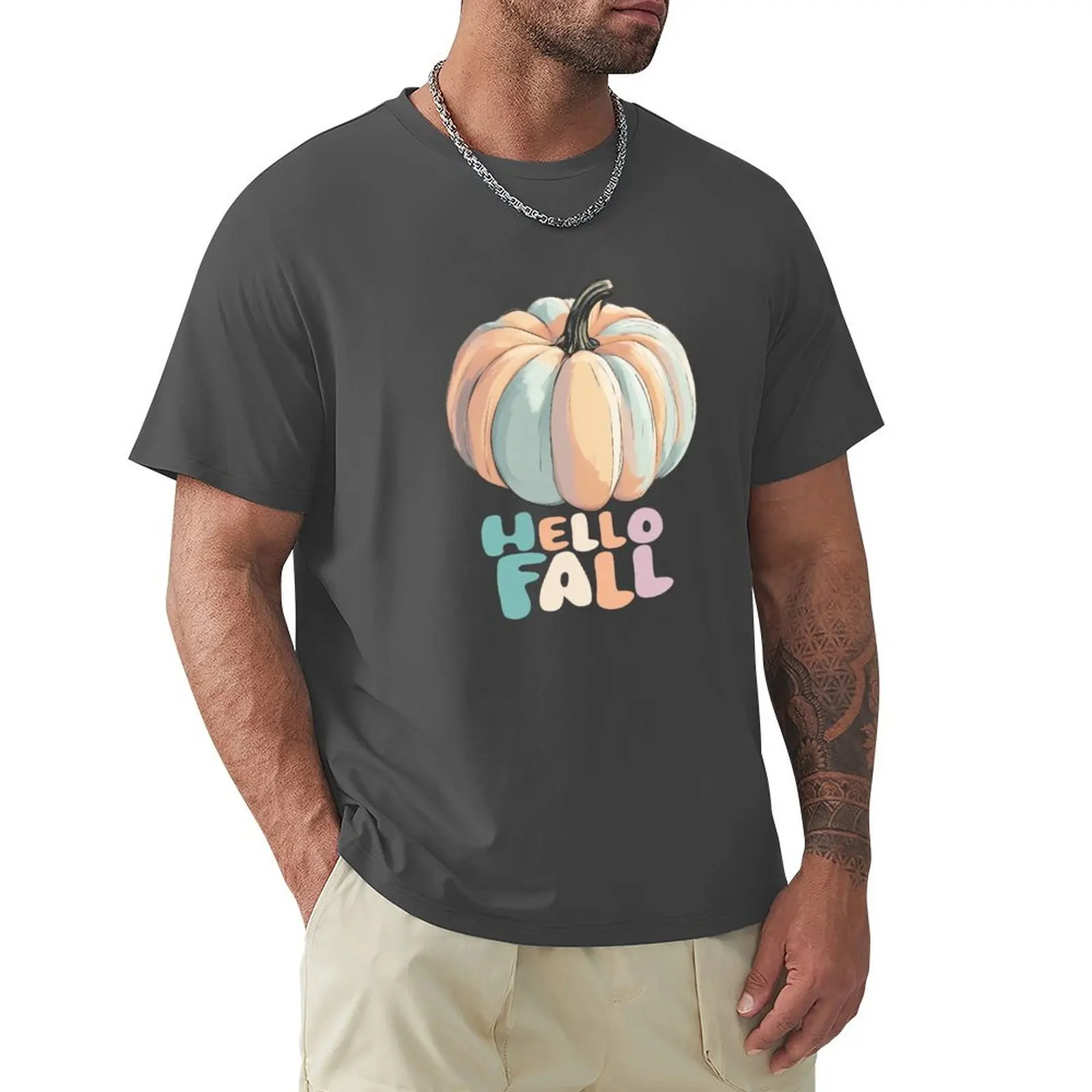 Fall Pumpkin, Cute Fall, Thanksgiving, Pumpkin Spice, Pastel pumpkin, Teacher Fall Shirt, Autumn T-Shirt