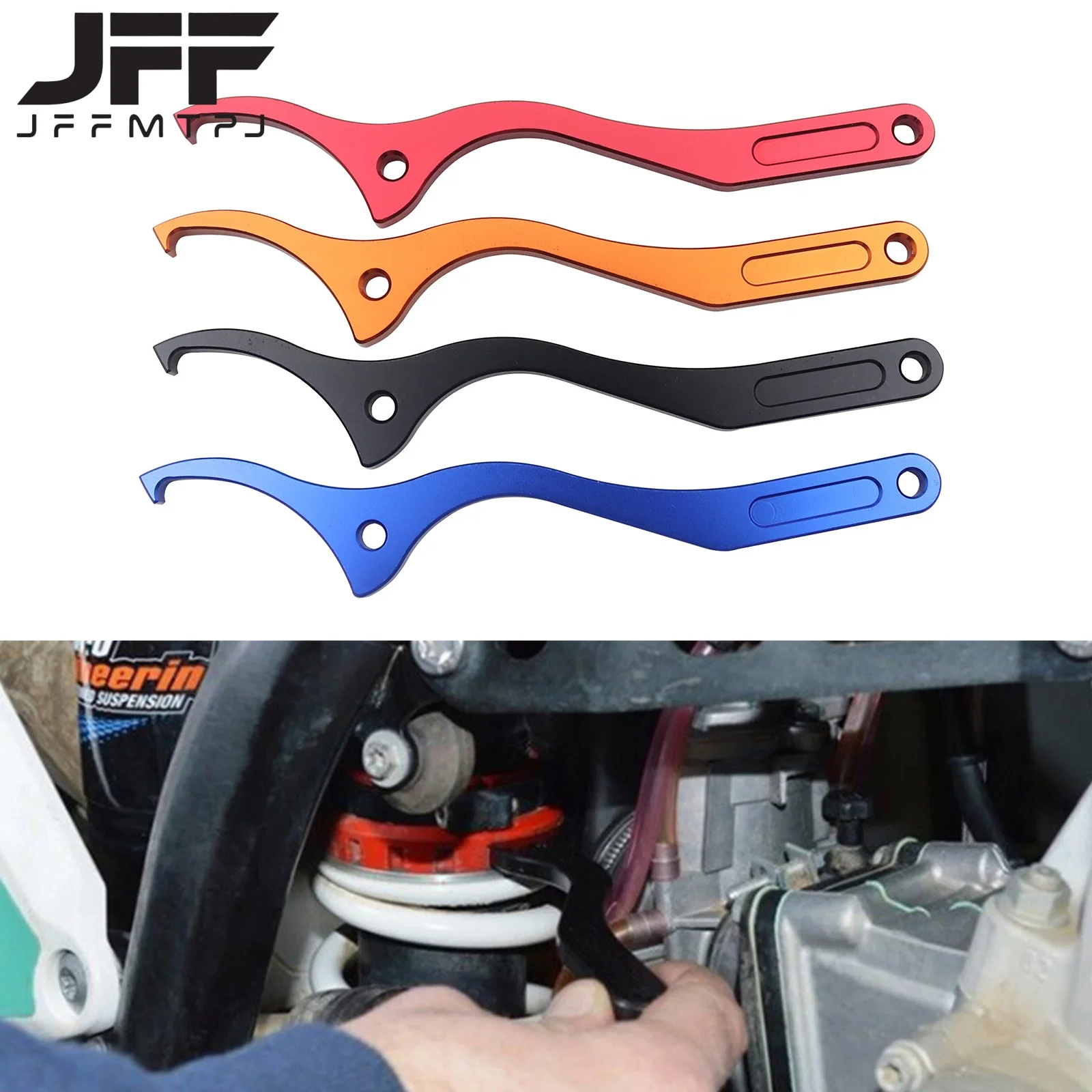 Rear Damping Shock Spanner Wrench For KTM 125 150 200 250 300 350 400 450 500 SX SXF EXC EXCF XC XCF XCW XCFW 2017-2022