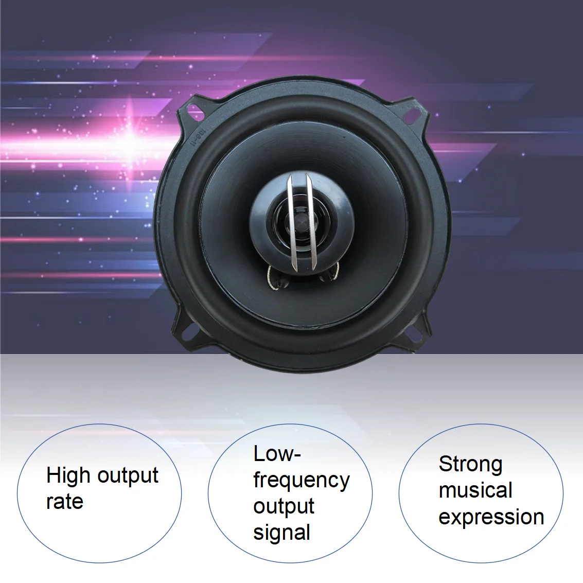 5 بوصة 560 واط محوري مكبر صوت ستيريو للسيارة 2X280 واط 5-Way كامل التردد عالية الدقة ضياع تركيب جنرال موتورز المتكلم #3