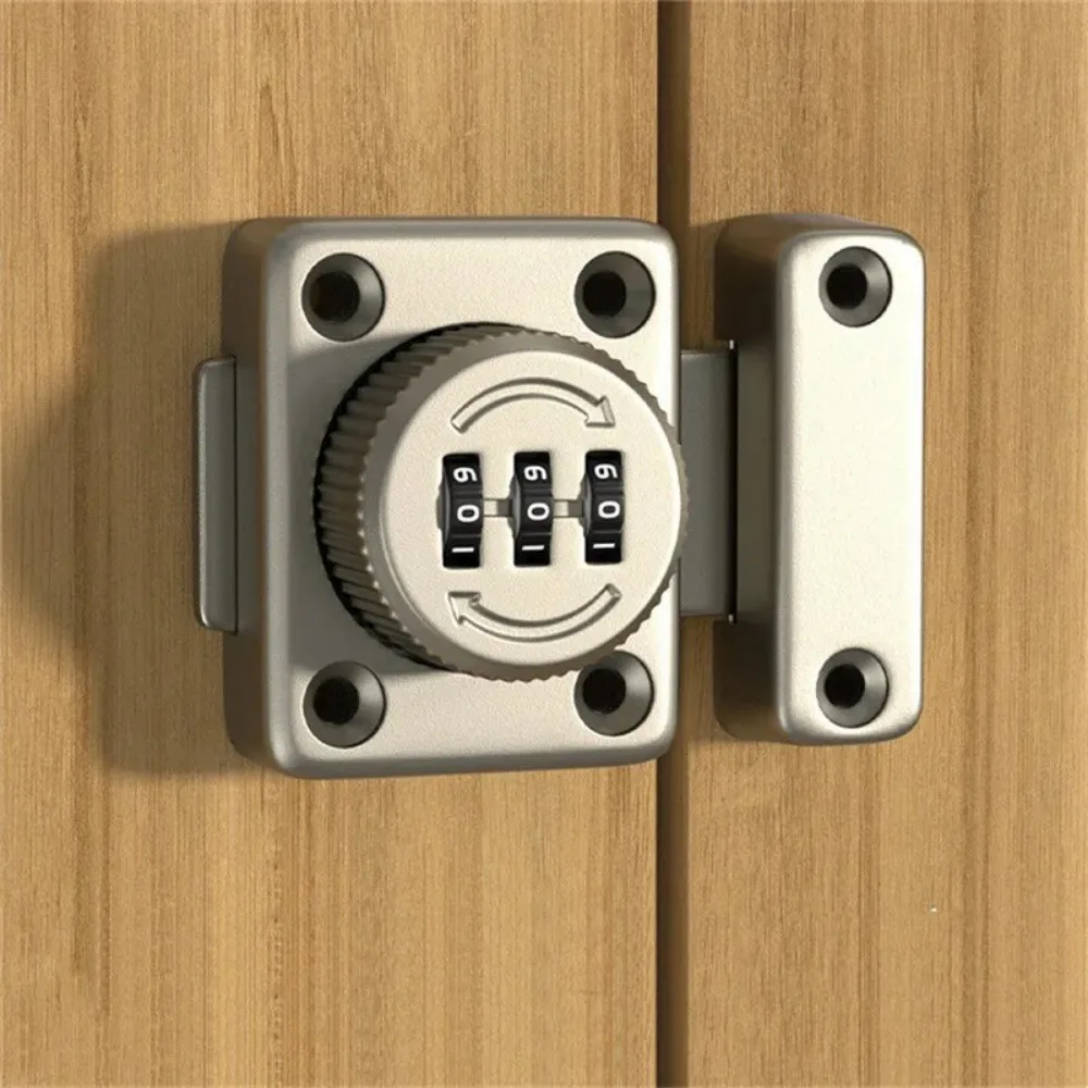 

Security Protection Combination Password Door Lock Anti-Theft Buckle Password Lock with 3 Digits Smart No Keys Needed