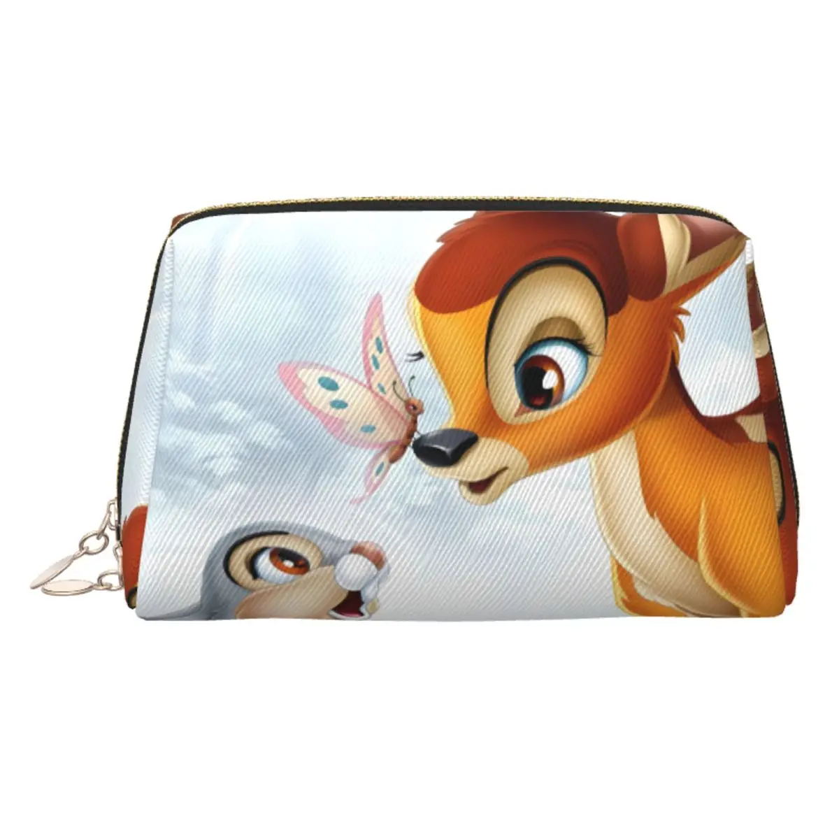 

Custom Bambi Rabbit Cartoons Travel Cosmetic Bag Women Mangas Toiletry Makeup Organizer Lady Beauty Storage Dopp Kit