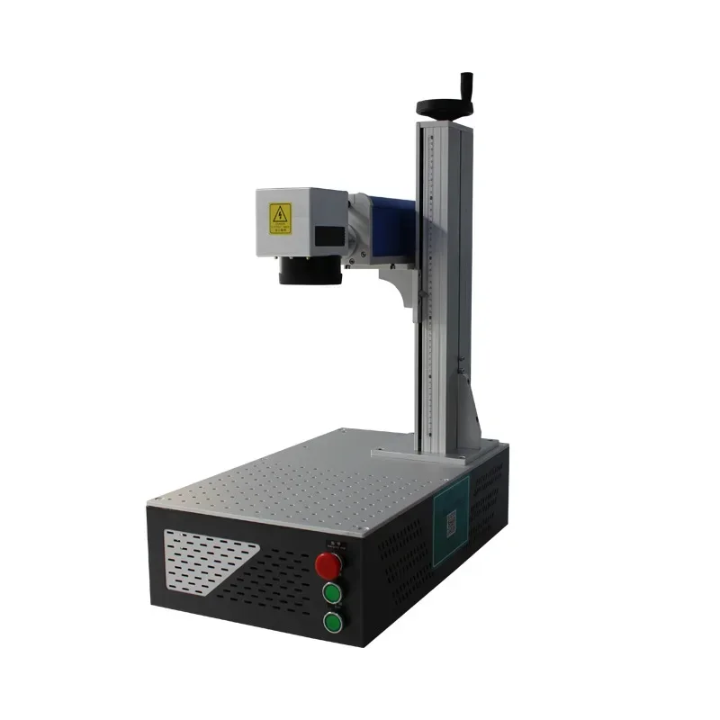 Fiber Laser Marking Machine 20W 30W 50W Rotary Axis Stainless Steel Metal Engraver For Jewelry Silver Repair Tool
